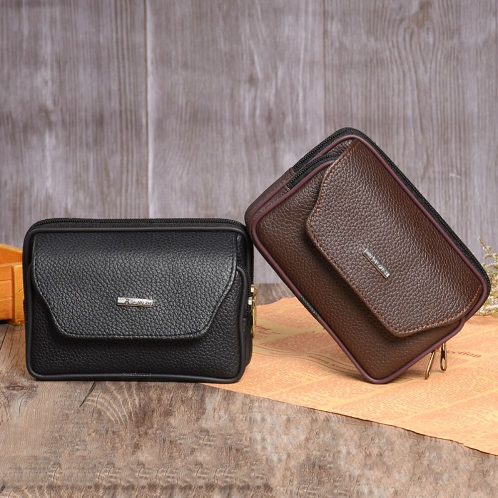 Travel Accessories Leather - Повседневная мужская поясная сумка из искусственной