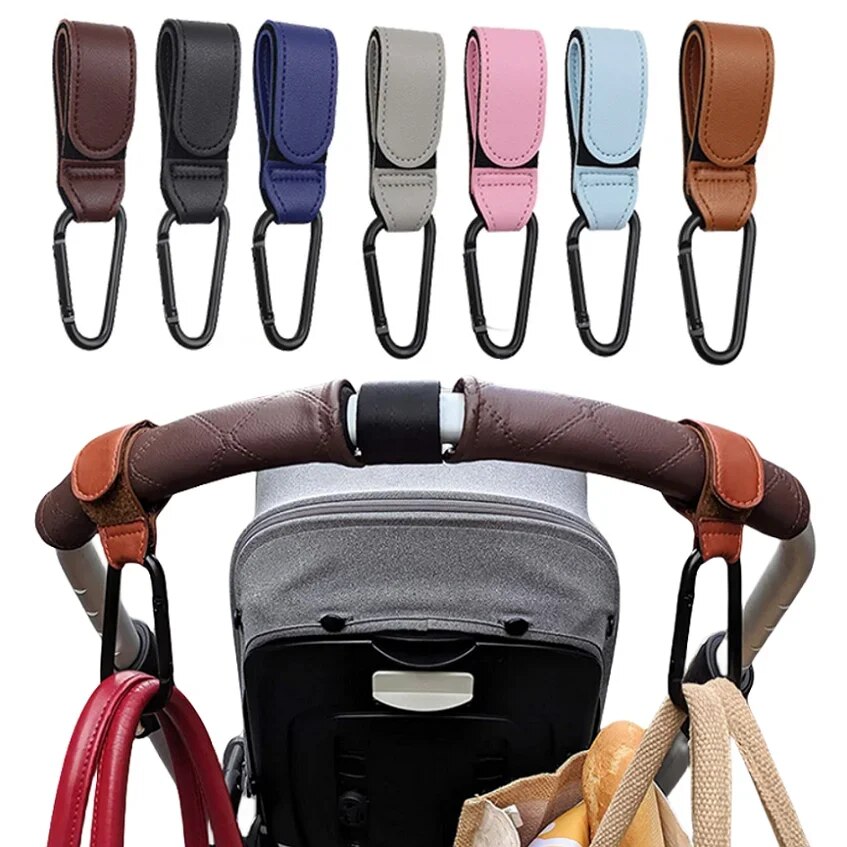 Travel Accessories For 6 Year Old - Комплект из 2 кожаных крючков для
