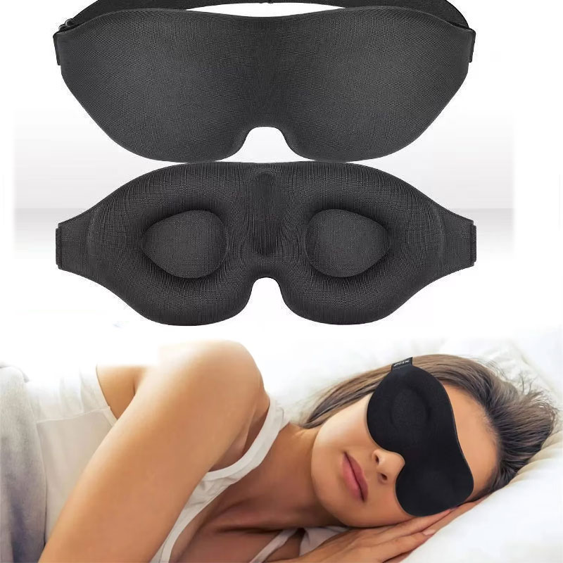 Eye Mask Sleep Travel - Маска для сна 3D, супермягкая, блокирующая