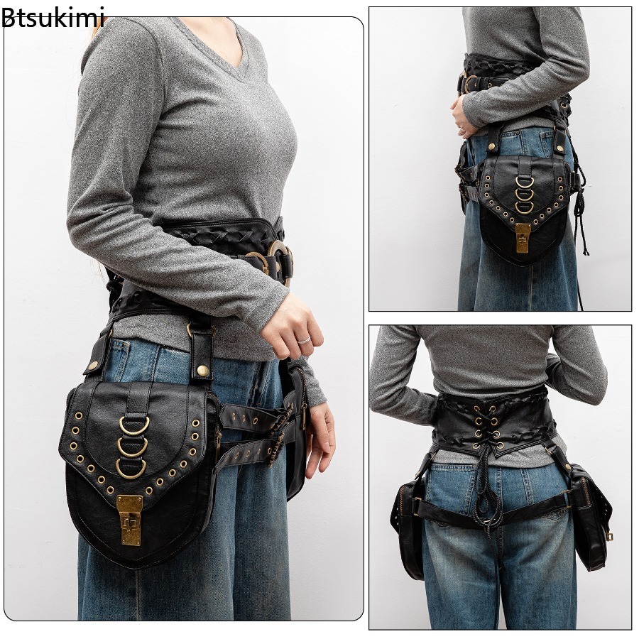 Travel Accessories Hip Belt - Ретро-стимпанк поясные сумки для женщин, фестивальные