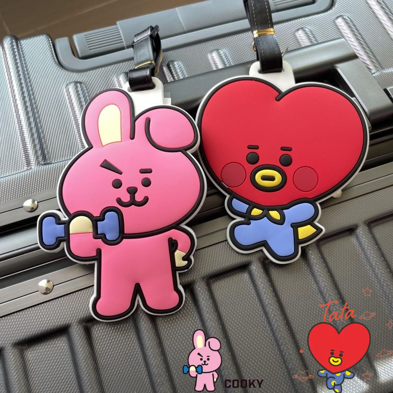Travel Accessories Gear - Милый брелок BT21 с персонажами мультфильмов,