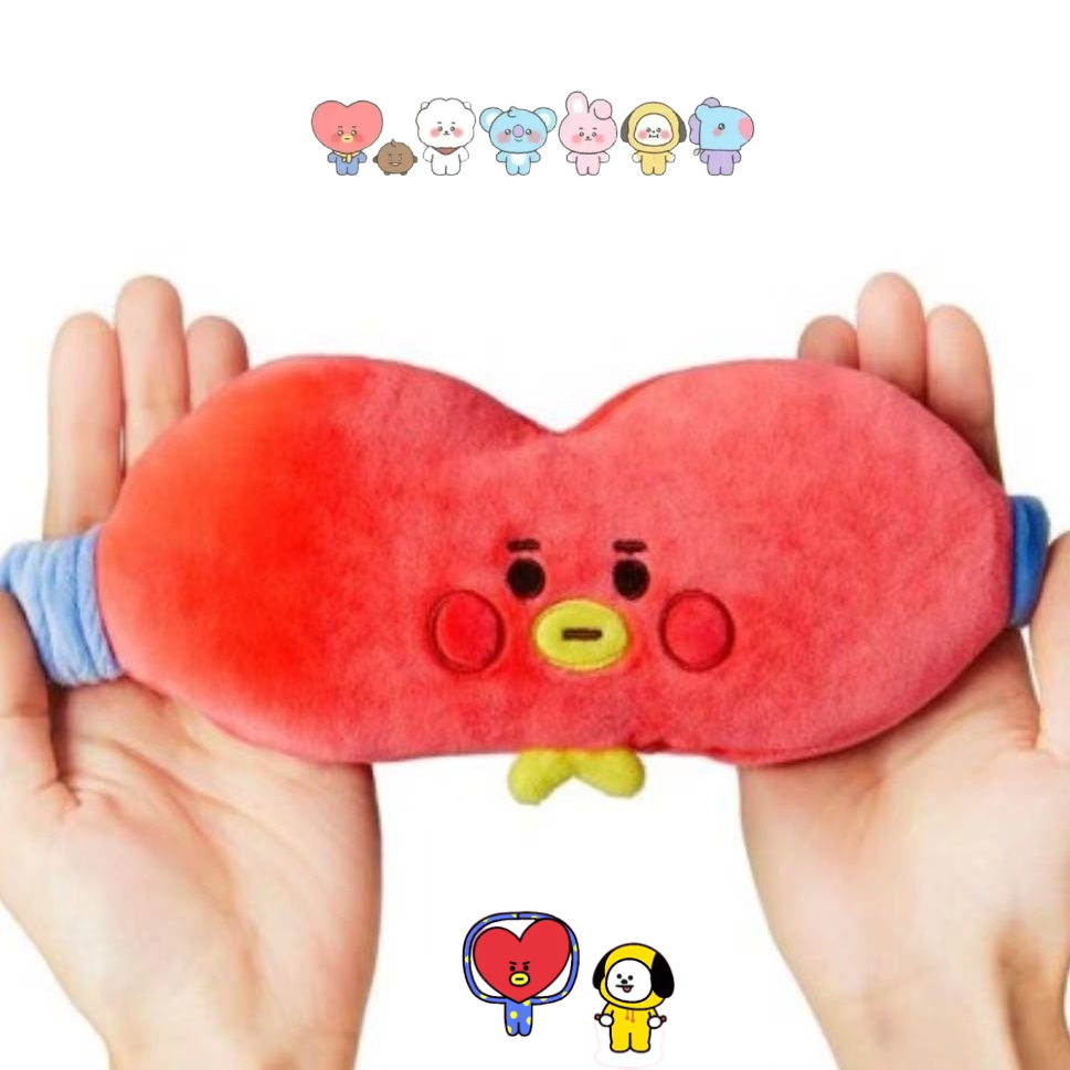 Travel Accessories Unisex - Милая плюшевая маска для глаз BT21,