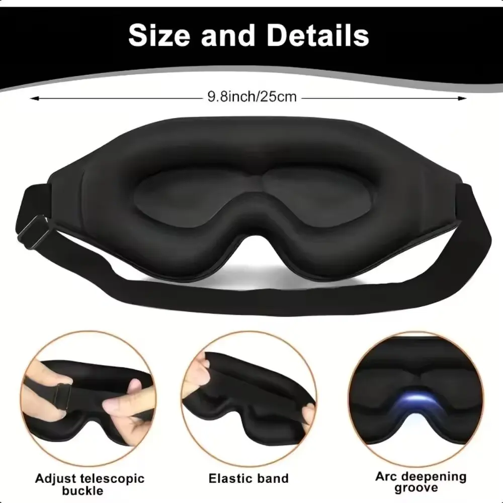 3D-маска для глаз, удобная и д – обзор и цена Eye Mask Sleep Travel