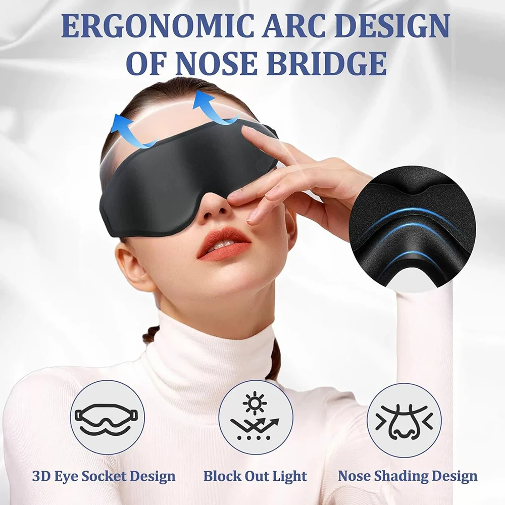 3D-маска для глаз, удобная и д – обзор и цена Eye Mask Sleep Travel