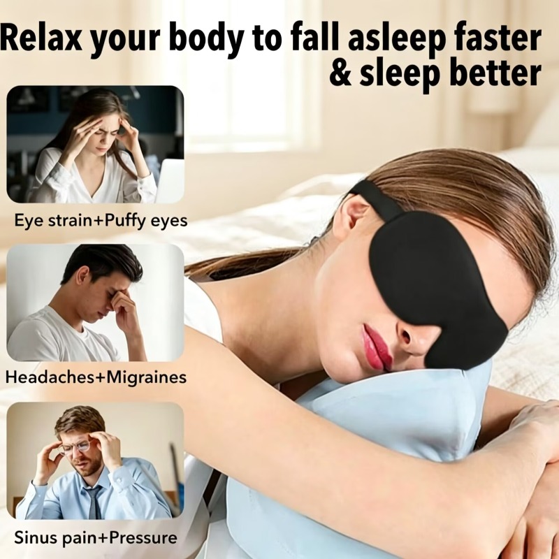 3D маска для сна, повязка на г – обзор и цена Eye Mask Sleep Travel