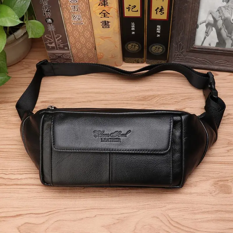 Мужская поясная сумка из натур – обзор и цена Travel Accessories Leather