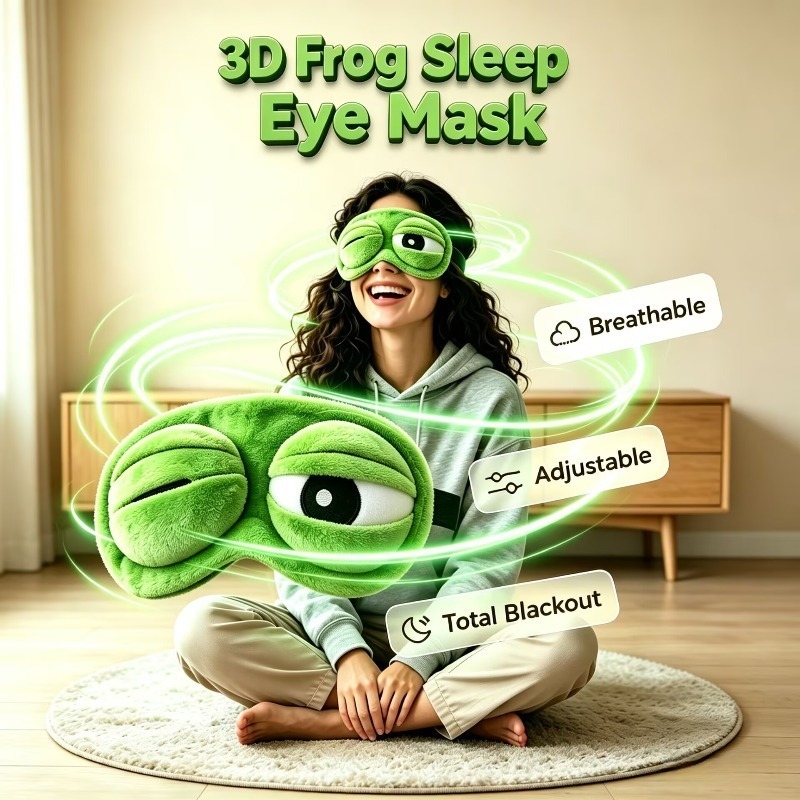 Забавная 3D-маска для сна в ви – обзор и цена Eye Mask Sleep Travel