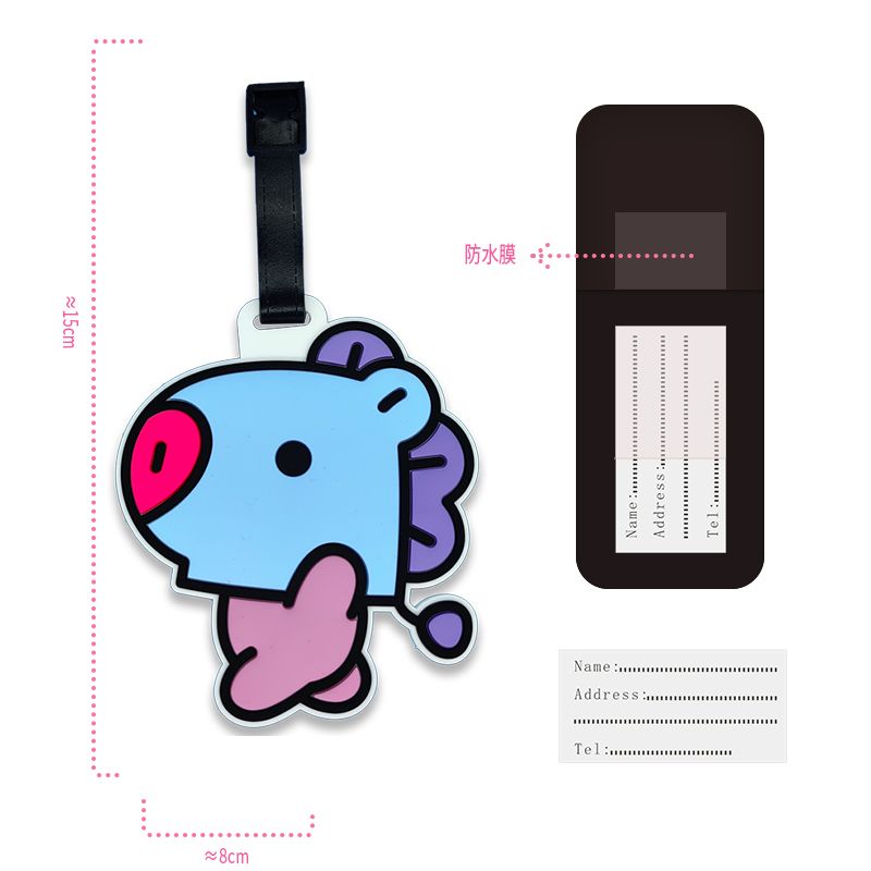Милый брелок BT21 с персонажам – обзор и цена Travel Accessories Gear