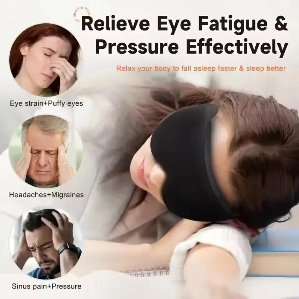 Новая 3D-маска для сна, стерео – обзор и цена Eye Mask Sleep Travel