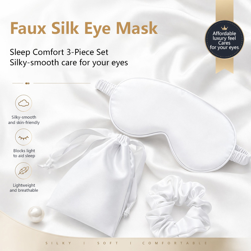 Шелковая маска для глаз, набор – обзор и цена Eye Mask Sleep Travel