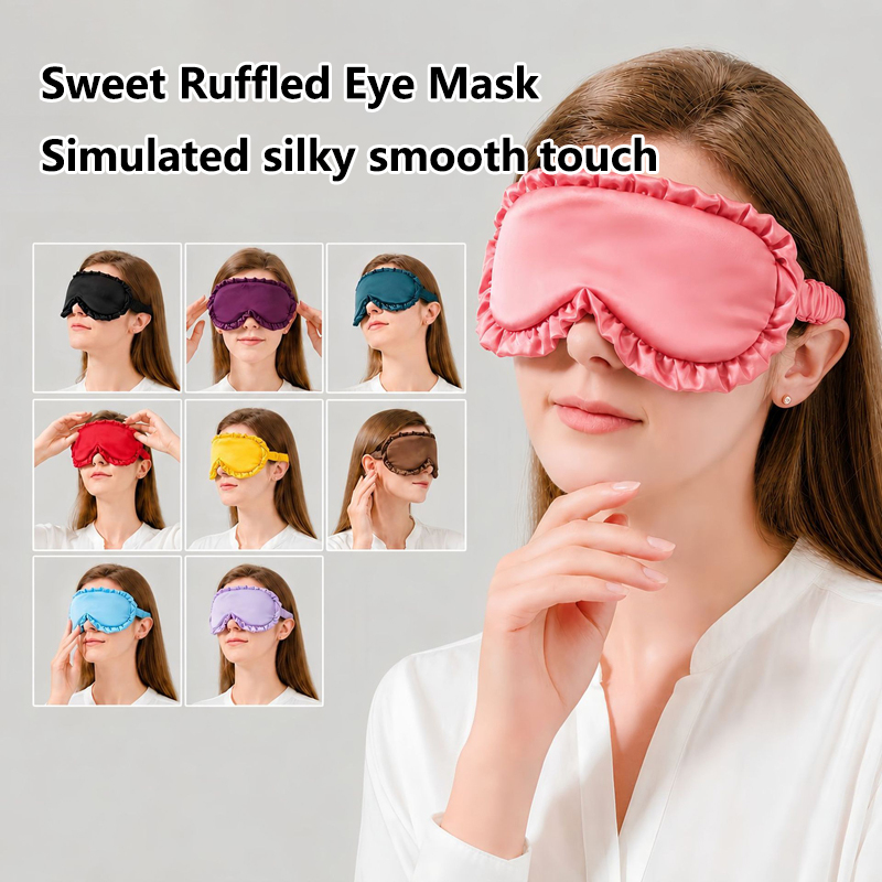 Модная однотонная маска для гл – обзор и цена Eye Mask Sleep Travel