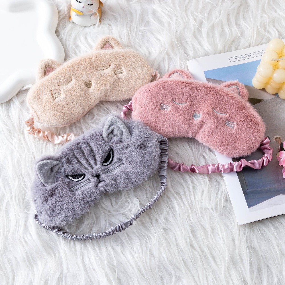 Милая плюшевая маска для сна в – обзор и цена Eye Mask Sleep Travel