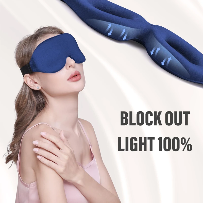 3D-маска для сна, дышащая, суп – обзор и цена Eye Mask Sleep Travel