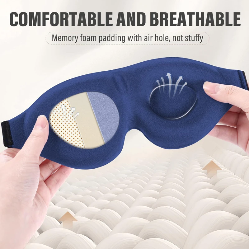 3D-маска для сна, дышащая, суп – обзор и цена Eye Mask Sleep Travel