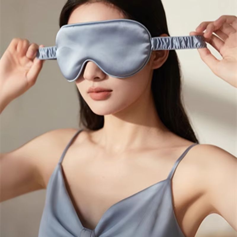 Двусторонняя шелковая маска дл – обзор и цена Eye Mask Sleep Travel