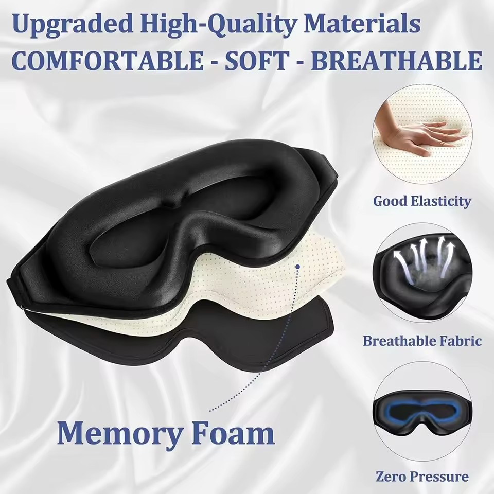 3D-маска для глаз, удобная и д – обзор и цена Eye Mask Sleep Travel