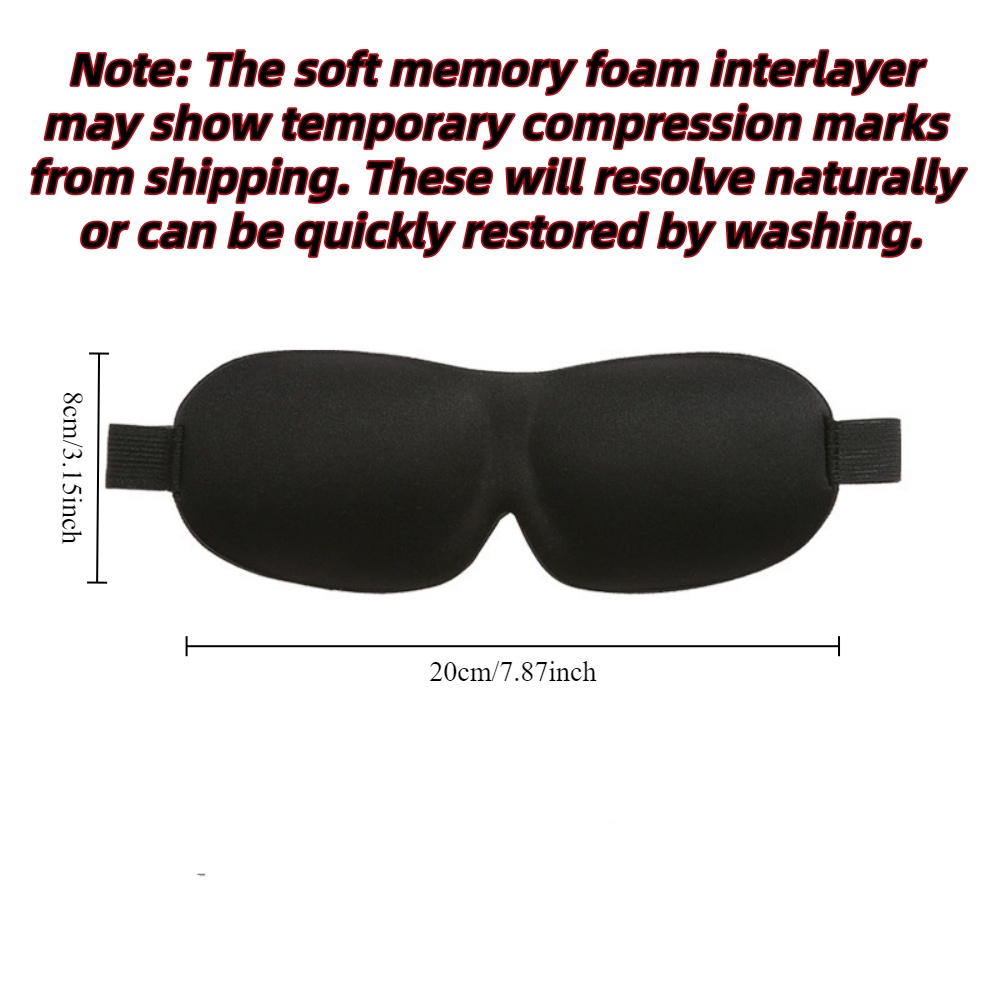 Мягкая 3D-маска для сна из пен – обзор и цена Eye Mask Sleep Travel